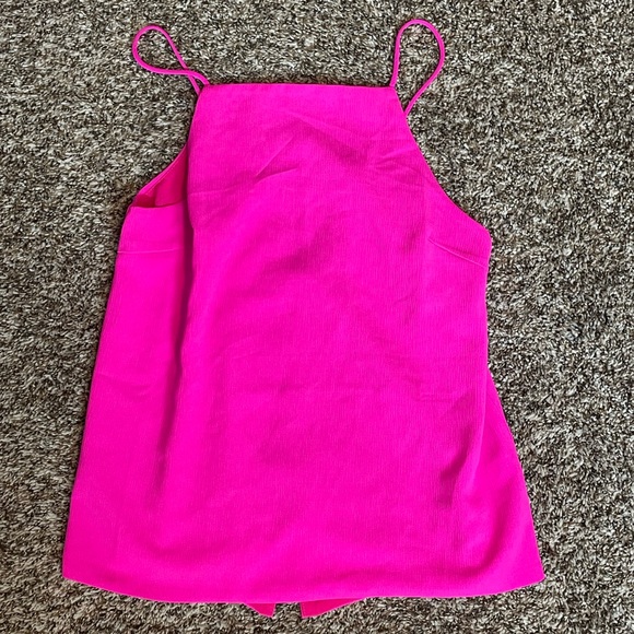Pink Fuscia Dainty Hooligan Tank - Picture 1 of 5